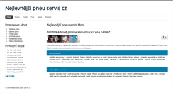 Desktop Screenshot of nejlevnejsi-pneu-servis.cz